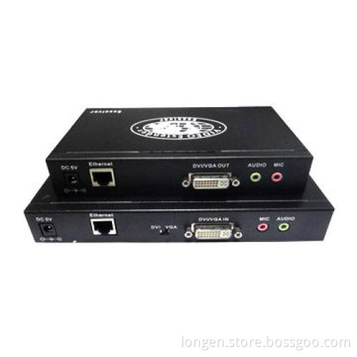IP VGA/Audio Extender, 1,080P Resolution, Supports Network SwitchNew